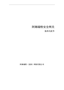 阿姆瑞特安全网关