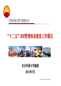 集团公司安全环保部吴苏江副总经理在公司HSE体系推进会