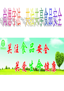 食品安全教育主题班会PPT（PPT39页)