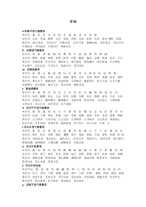 播音练习字词