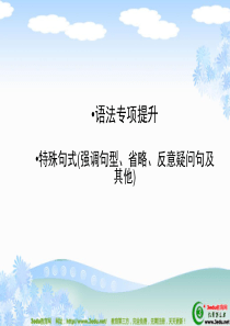 高三英语特殊句式解析