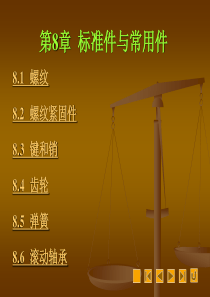 机械制图第8章标准件与常用件