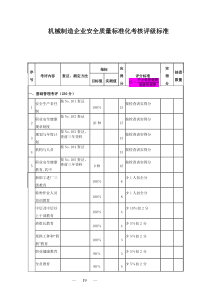机械制造企业安全质量标准化评级标准DOC84(1)