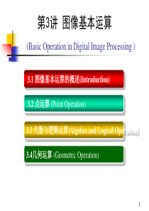 图像基本运算