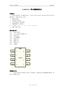 UA8527A2-学习码解码芯片(解HS1527)