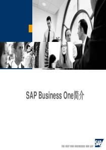 SAPBusinessOne简介