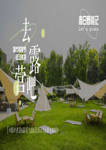 春日有趣露营生活节“去露营吧”主题活动策划方案