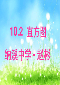 10.2直方图(经典、公开课用)