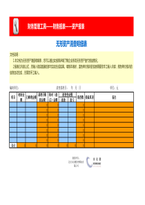 无形资产清查明细表