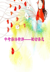 精编初中英语语法-被动语态