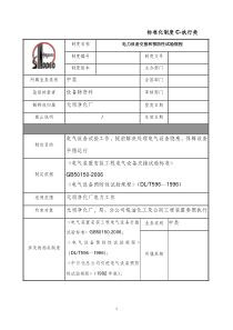 电气交接和预防性试验规程
