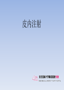 皮内注射技术