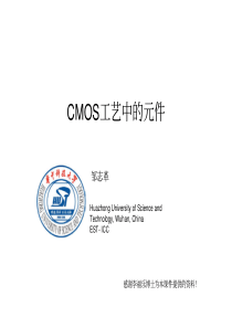 CMOS工艺中的元件及版图