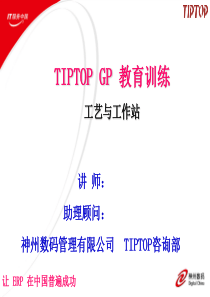 TIPTOP 工艺与工作站(全)