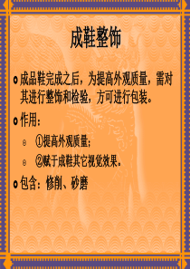 制鞋工艺-成鞋整饰