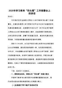 党委2025学习教育回头看情况汇报资料合集