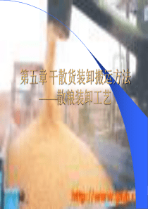 干散货装卸搬运方法之二散粮装卸工艺