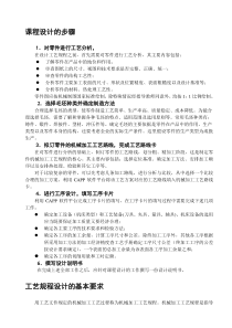 工艺课程设计指导书