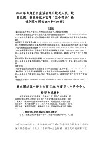2025年民主生活会“五个带头”存在问题个人对照对照检查材料