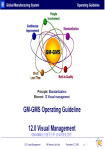 GMS工作场所组织Visual Management目视化