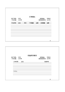 147订单确认及在途库存报告样本