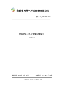 站场安全目视化管理标准指引(试行)