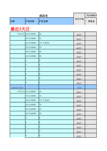 库存报表---模板