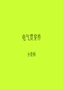 电气贯穿件