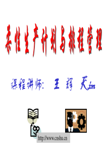 柔性生产计划与排产管理