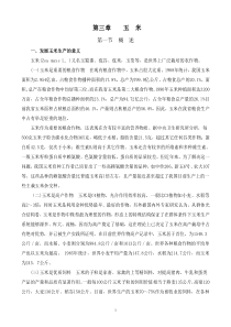 发展玉米生产的意义