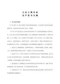 土木工程专业生产实习大纲(doc21)(1)