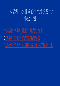多品种中小批量的生产(1)