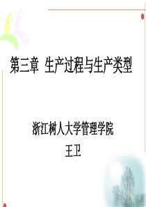第三章生产过程与生产类型