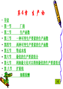 西方经济学第四章 生产论