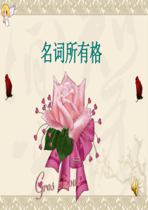 2名词所有格