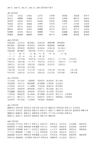 小学语文abb式、abab式、abcc式、aabc式、aabb式的词语大集合