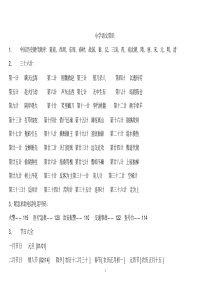 小学语文知识大全(必备常识)