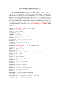 CATIA-DELMIA-ENOVIA模块风云