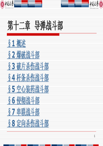 第12章-导弹战斗部