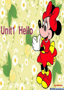 人教版三年级英语上册Unit1-helloPPT课件