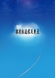 招投标流程及要点-上传版