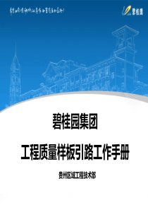 碧桂园工法样板引路工作手册