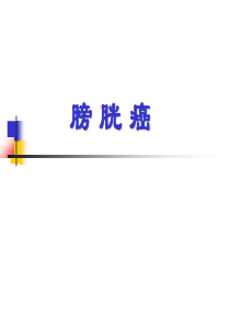 膀胱癌讲课