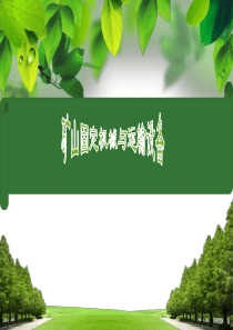 矿上固定机械与运输设备