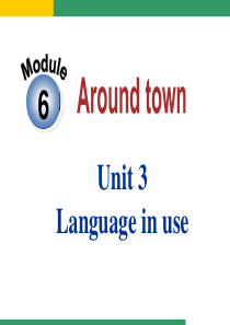 新外研版七年级下英语课件Module6-Unit3