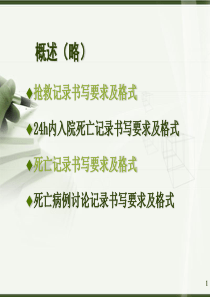 抢救记录死亡记录和死亡病例讨论记录罗水保