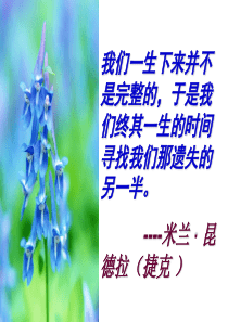 《致橡树》公开课课件