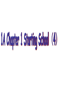 香港朗文英语1A-Chapter-1-Starting-School-4