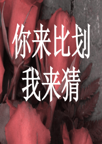 你来比划我来猜游戏