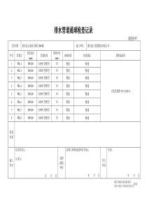 97-排水管道通球检查记录